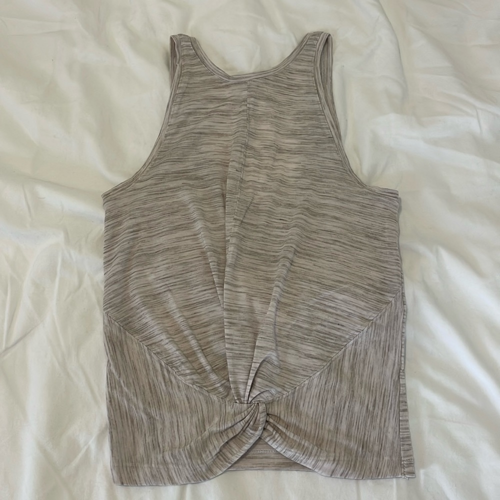 Athleta High Neck Knot Tank Top